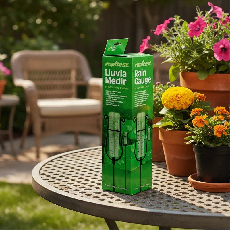 Real product photograph: Luster Leaf Rapitest Rainfall Gauge